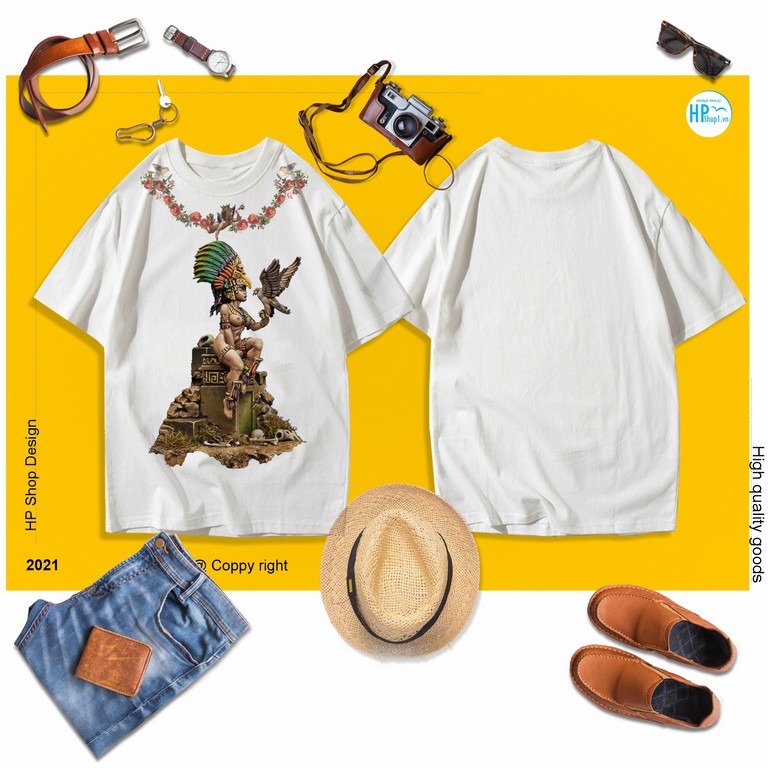 Áo thun Unisex chất cotton 100%